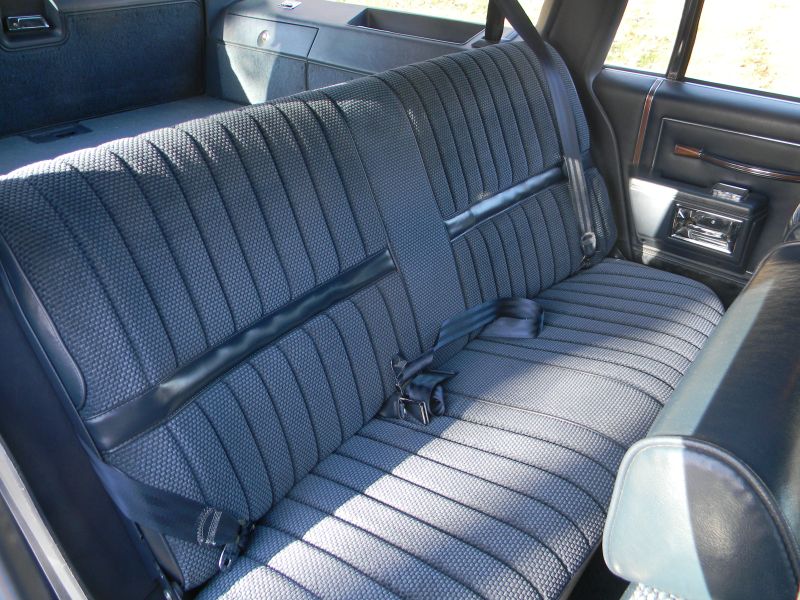 check out this clean back seat