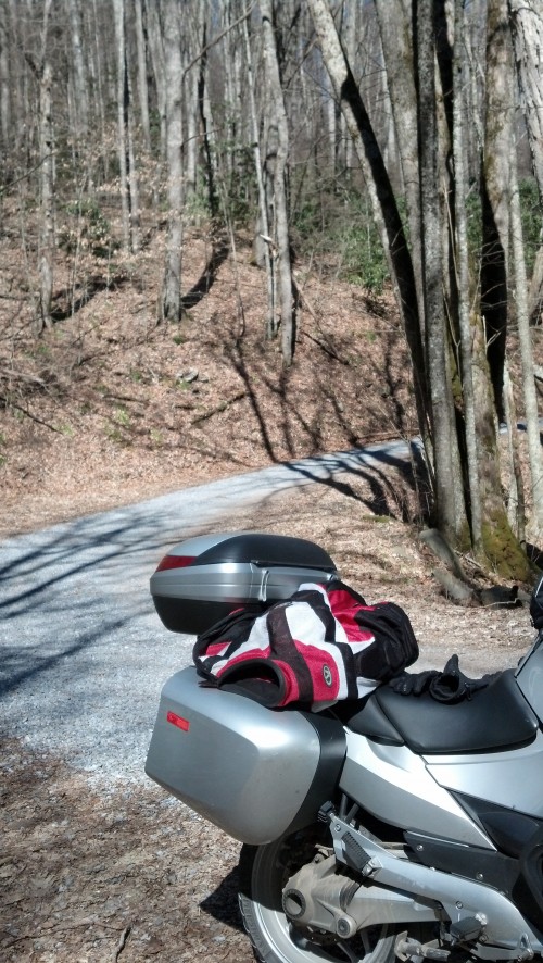 Gravel roads behind me